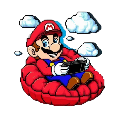 Mario jouant à la Switch
